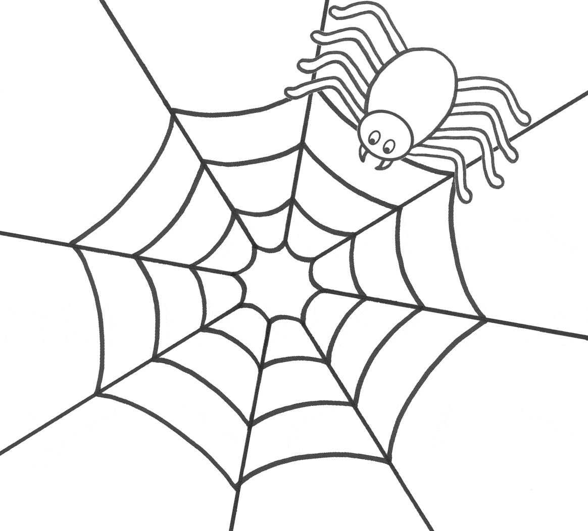 Spider Web Free Printable For Kids