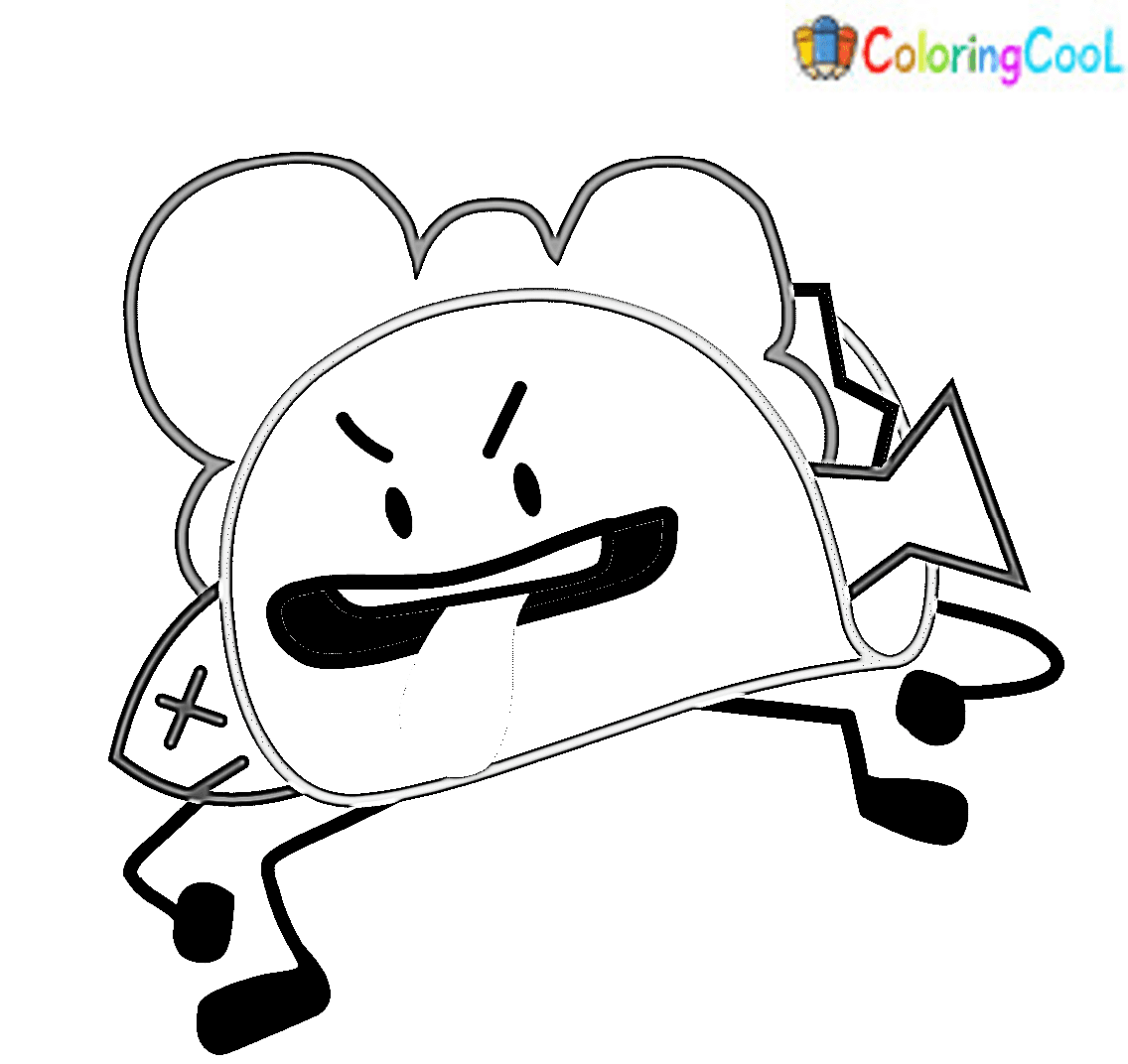 Sweet Battle Image Coloring Page