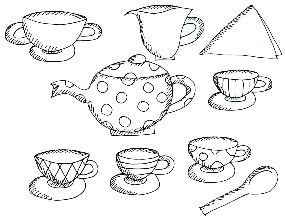 Teapot Printable For Kids