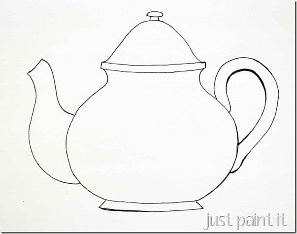 Teapot Printable Free
