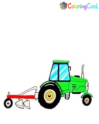 7 Simple Steps To Create A Powerful Tractor Drawing – How To Draw A Tractor Coloring Page