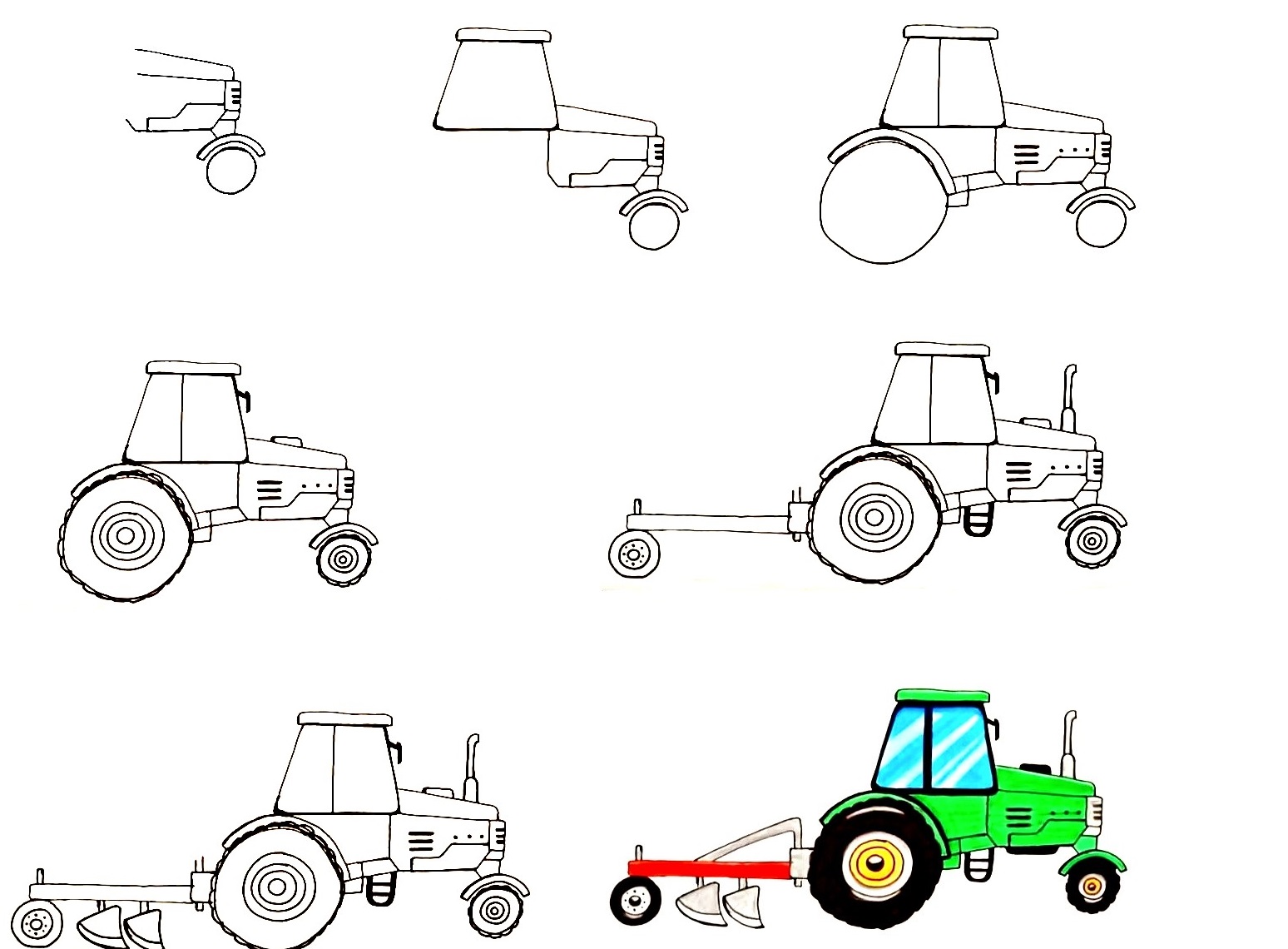 Tractor-Drawing