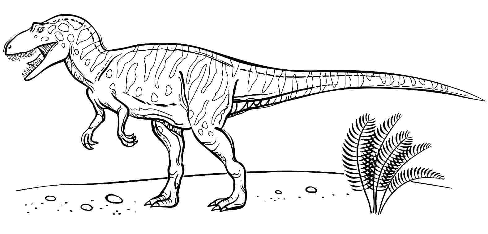Velociraptor Dinosaur Picture Coloring Page
