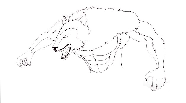 Werewolf-Drawing-3