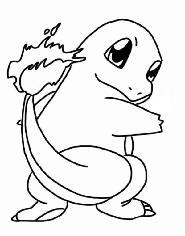A Pokemon With A Calm Personality Coloring Page