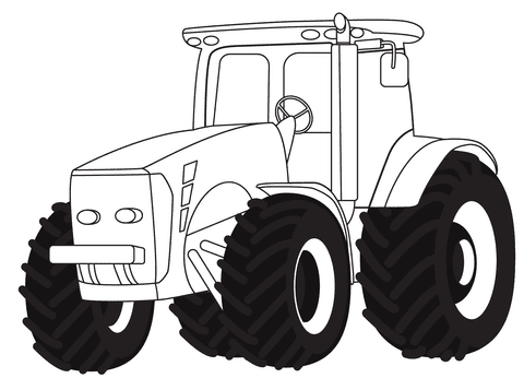 Agriculture Tractor Free Printable
