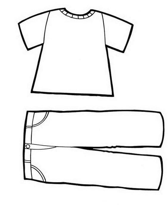 Amazing Pants Coloring Page