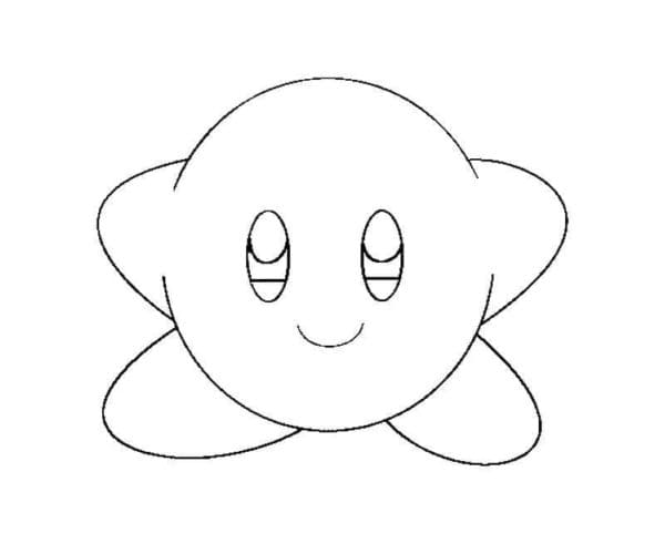 An Innocent, Cheerful And Positive Boy Coloring Page