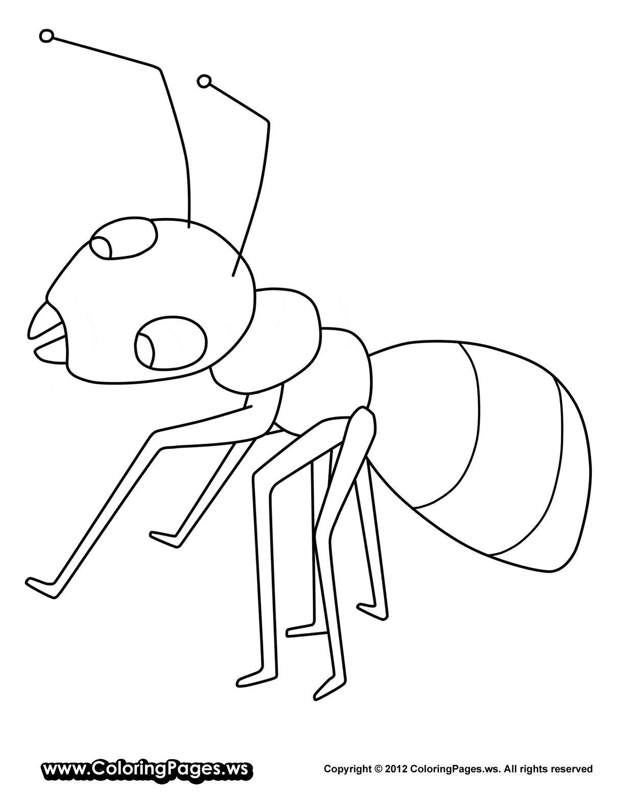 Ant For Kids Coloring Pages   Coloring Cool