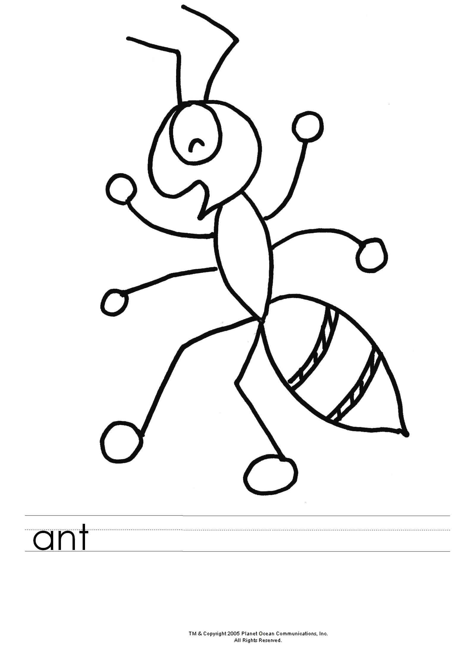 Ant Pleasant Coloring Pages   Coloring Cool