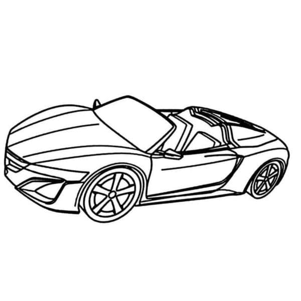 Aventador SVJ In The World Only Coloring Page