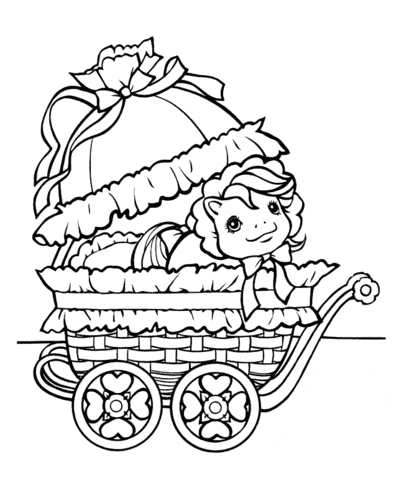 Baby Carrier Coloring Page