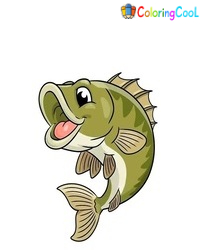 How To Draw A Bass – 8 Simple Steps To Create A Cute Bass Drawing Coloring Page