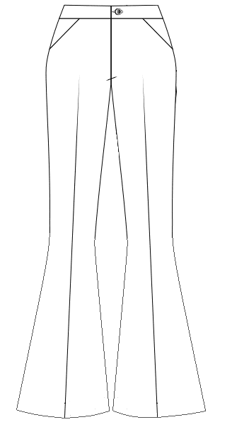 Bell-bottomed Pants Coloring Page