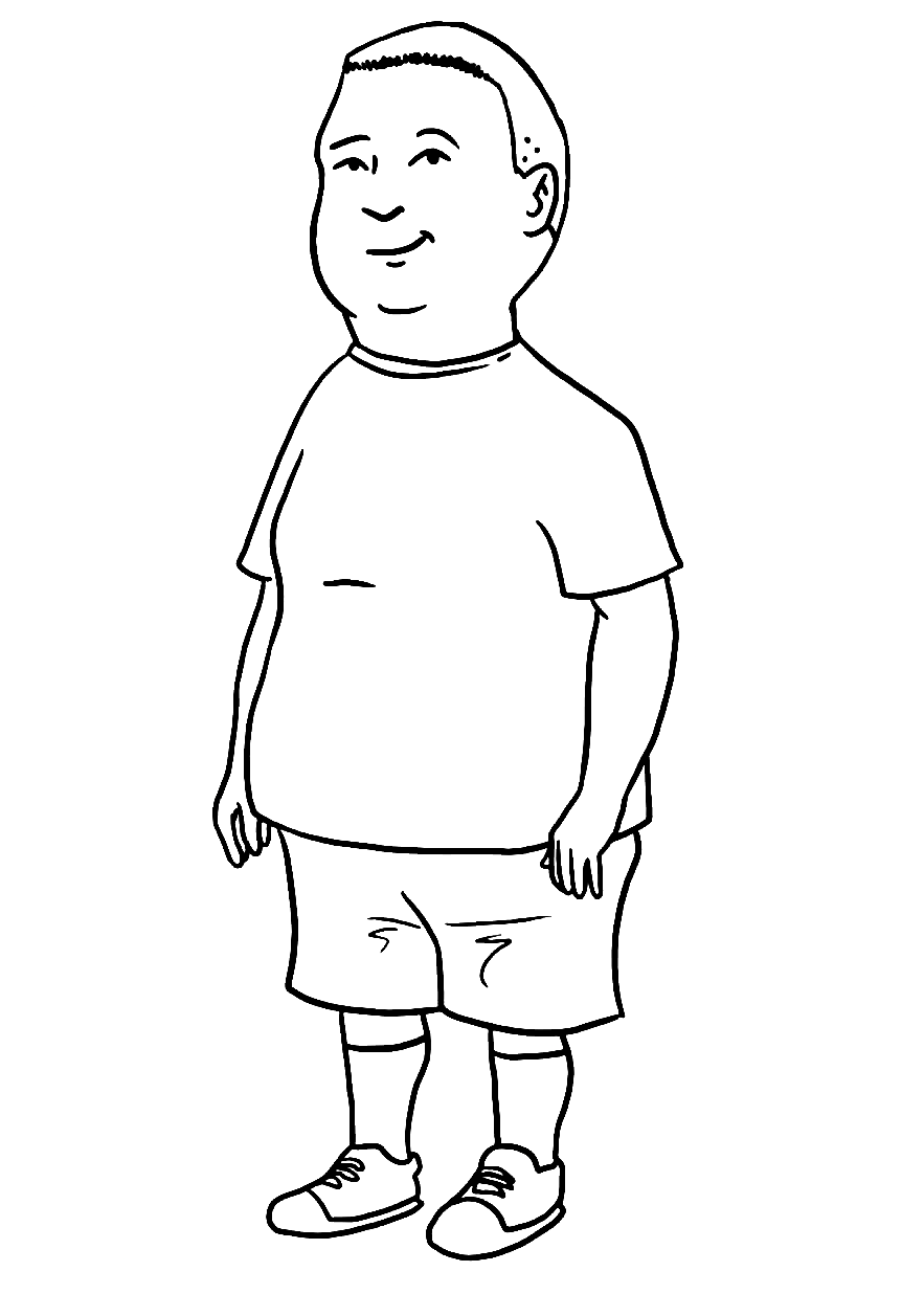 King of the hill coloring pages