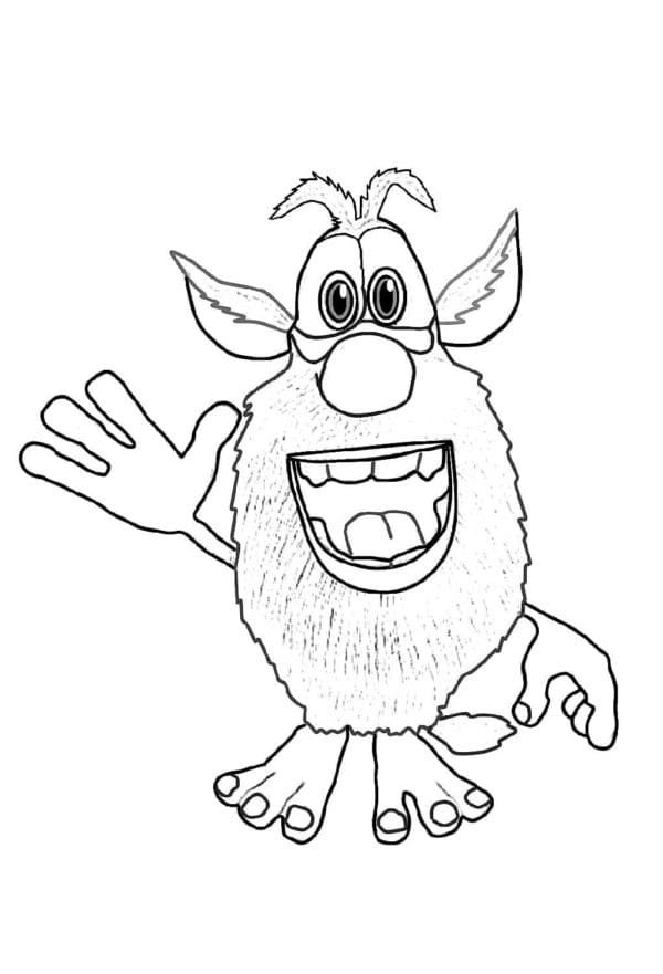 Booba For Kids Coloring Page