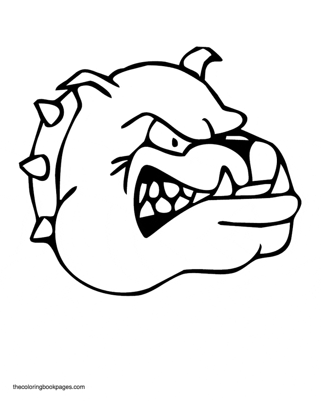 Bulldog Coloring Pages Coloring Page