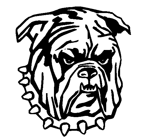 Bulldog For Kids Picture Coloring Page