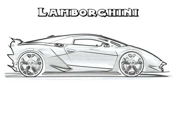 Race Painting Coloring Page