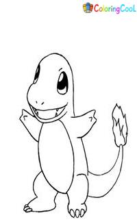 Charmander Coloring Pages