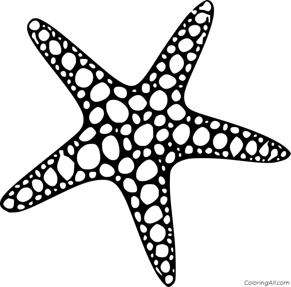 Coleman Nippled Star image Coloring Page