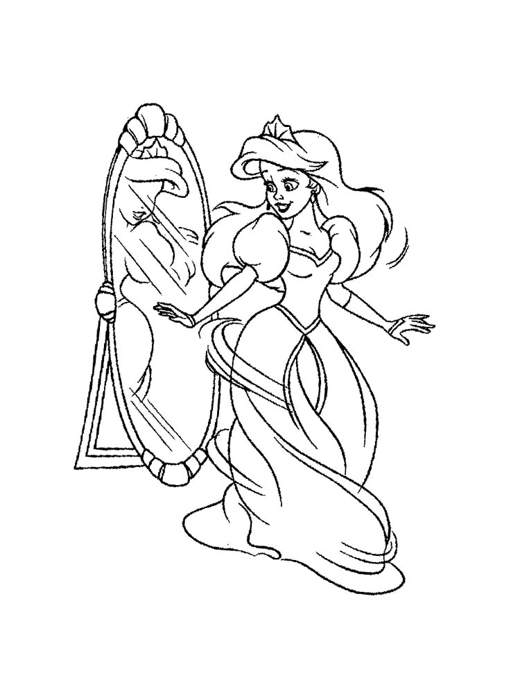 Coloring Mirror For Kids Coloring Page