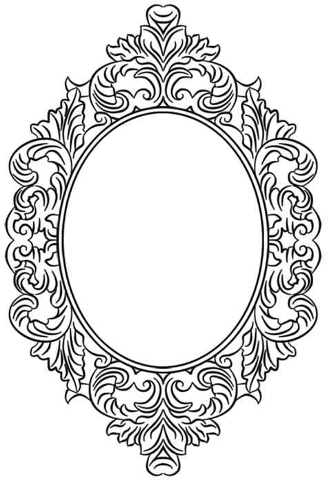 Coloring Mirror To Print Coloring Page