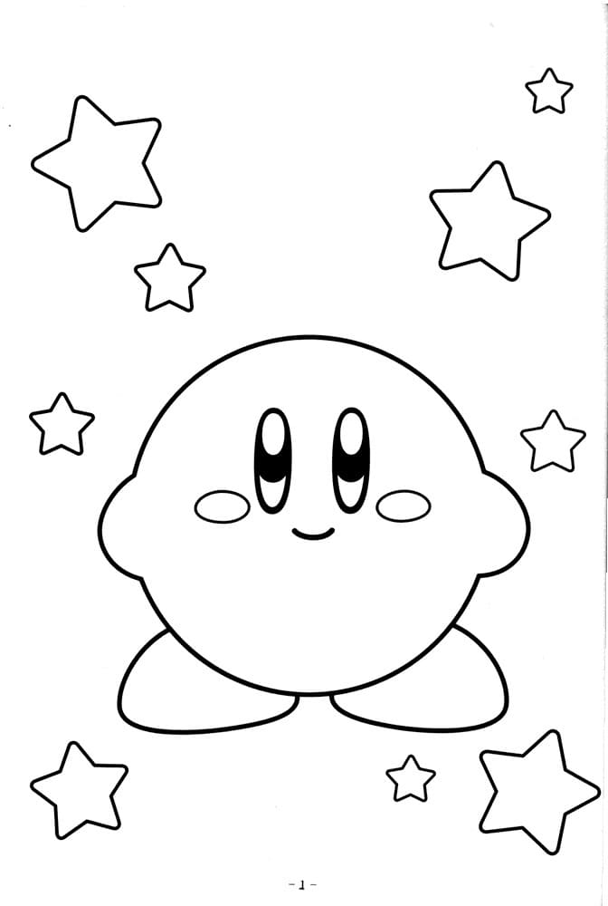 Coloring Pages Of Kirby Coloring Page