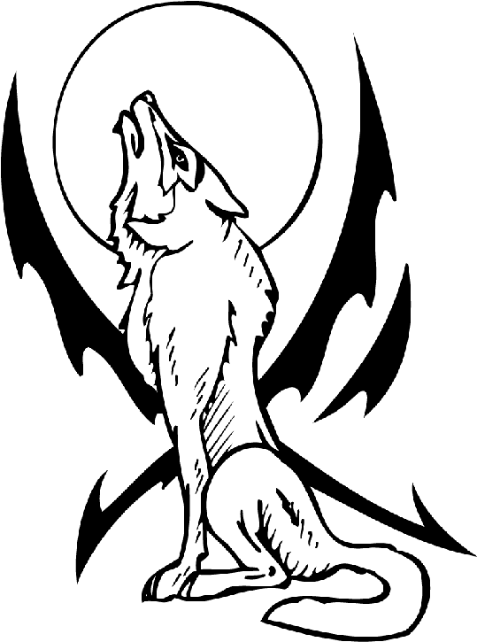 Coyote Coloring Image Coloring Page