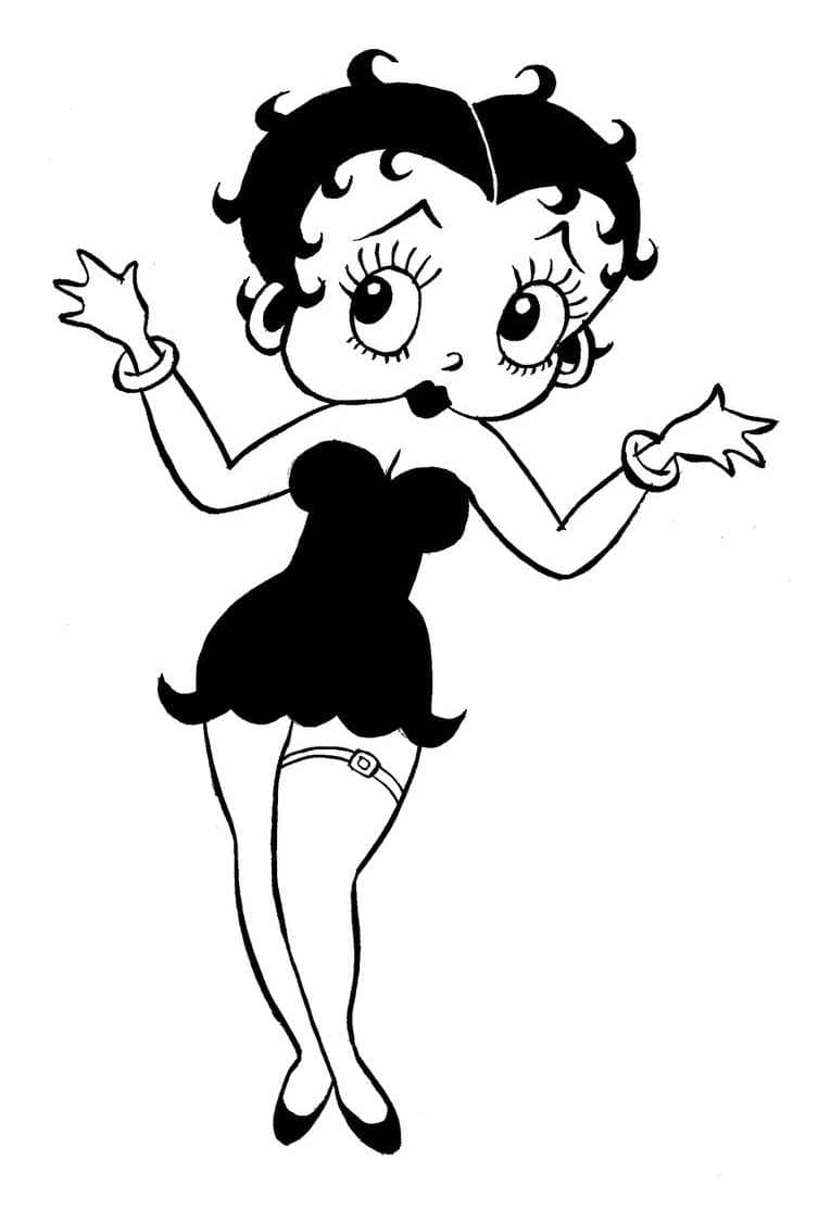 Cute Betty Boop To Download For Kids