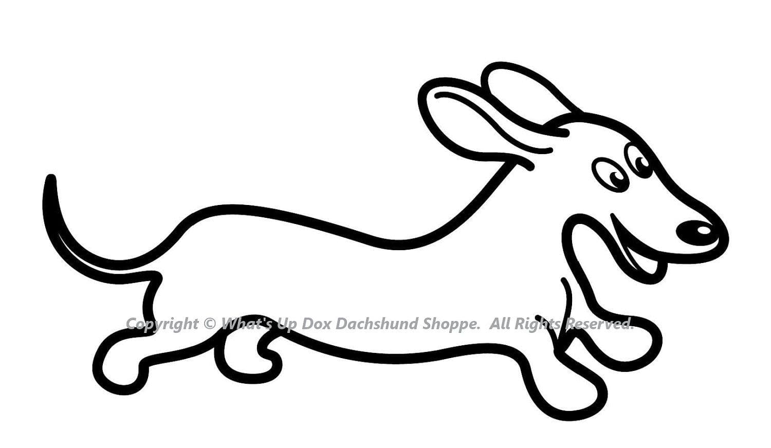 Dachshund Image Coloring Page