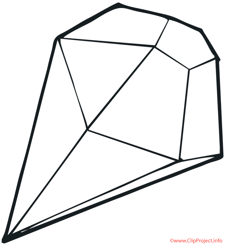 Diamond Coloring Image Coloring Page
