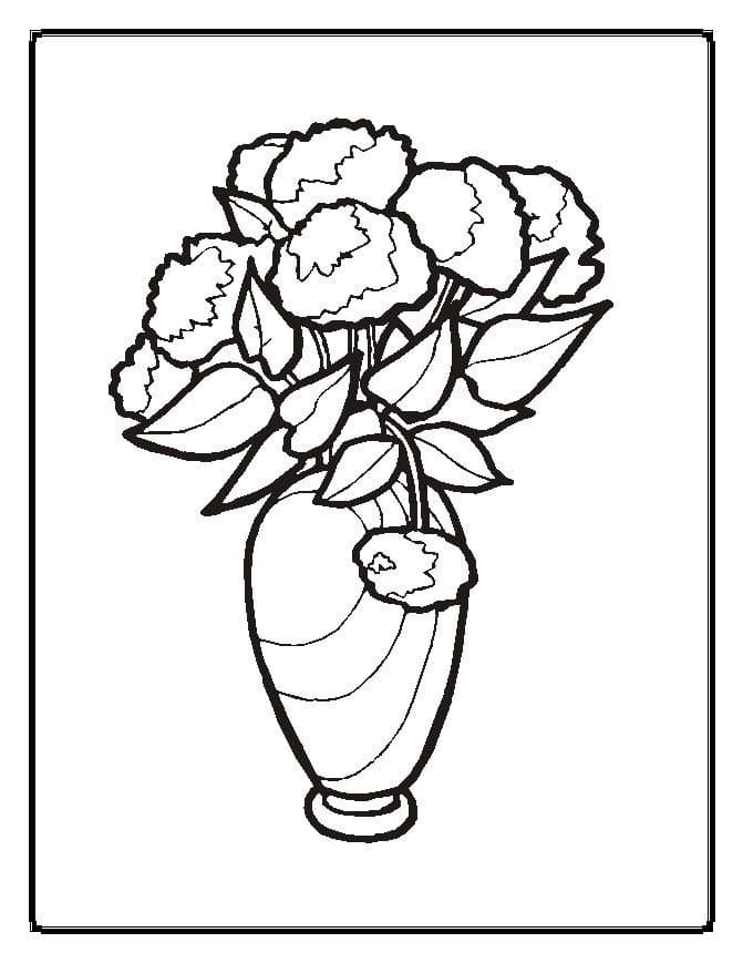 Flower Image Cute Coloring Page