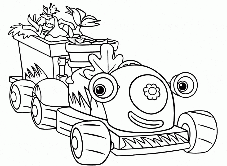 Flower Pot Coloring Page Coloring Page
