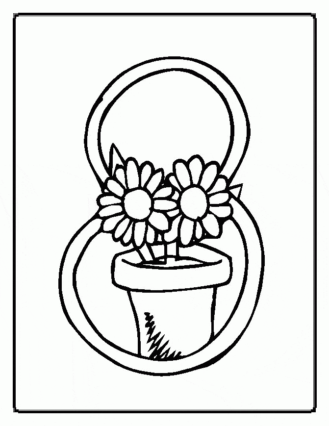 Flower Sweet Coloring Coloring Page