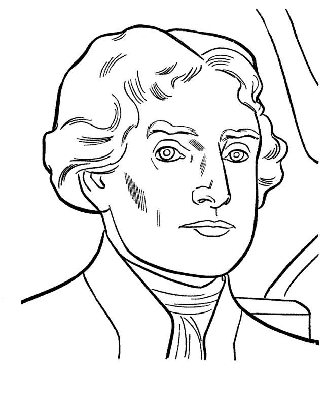 Former American President For Kids Coloring Page