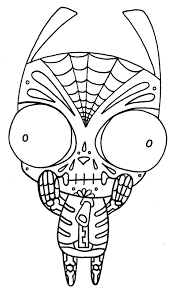 Free Gir Funny Image Coloring Page