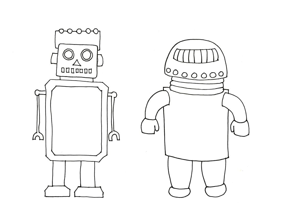 Free Printable Robot Picture
