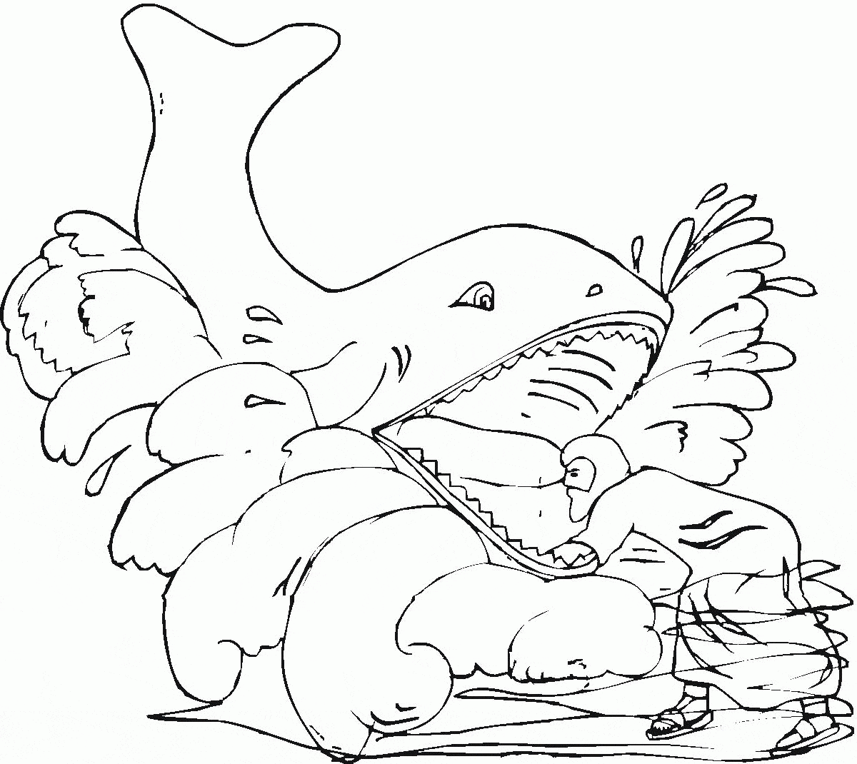 Free Printable Whale Coloring Pages For Kids