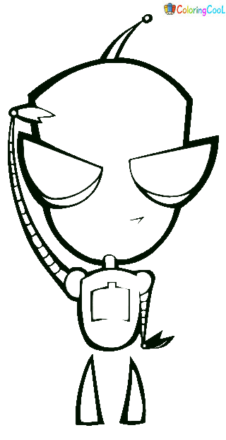 Gir Coloring Free Coloring Page
