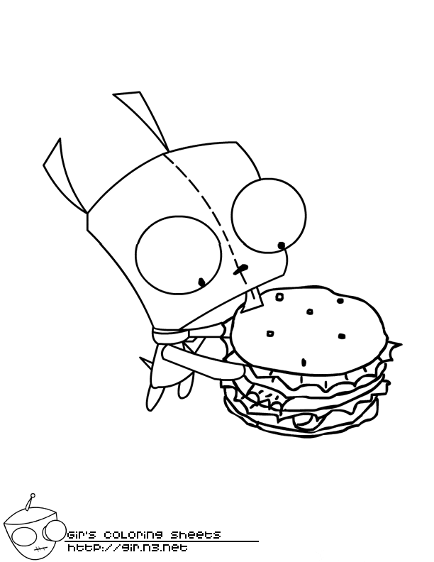 Gir Free Picture Coloring Page