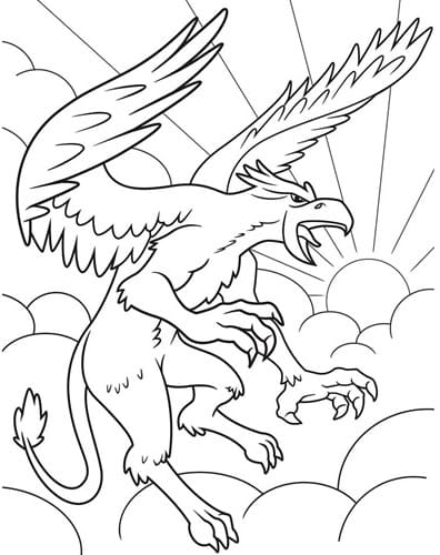 Girffin Cool For Kids Coloring Page
