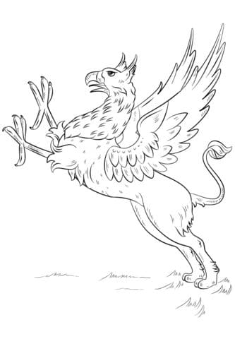Girffin Cool Coloring Page