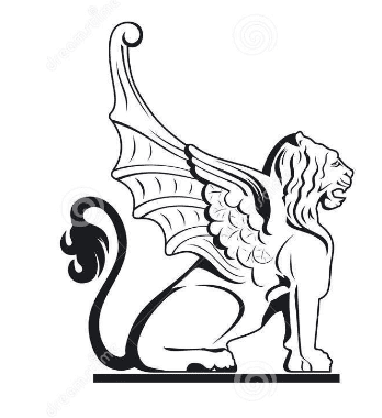 Griffin Engrossing Coloring Page