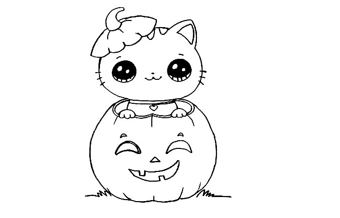 Halloween-Cat-Drawing-7