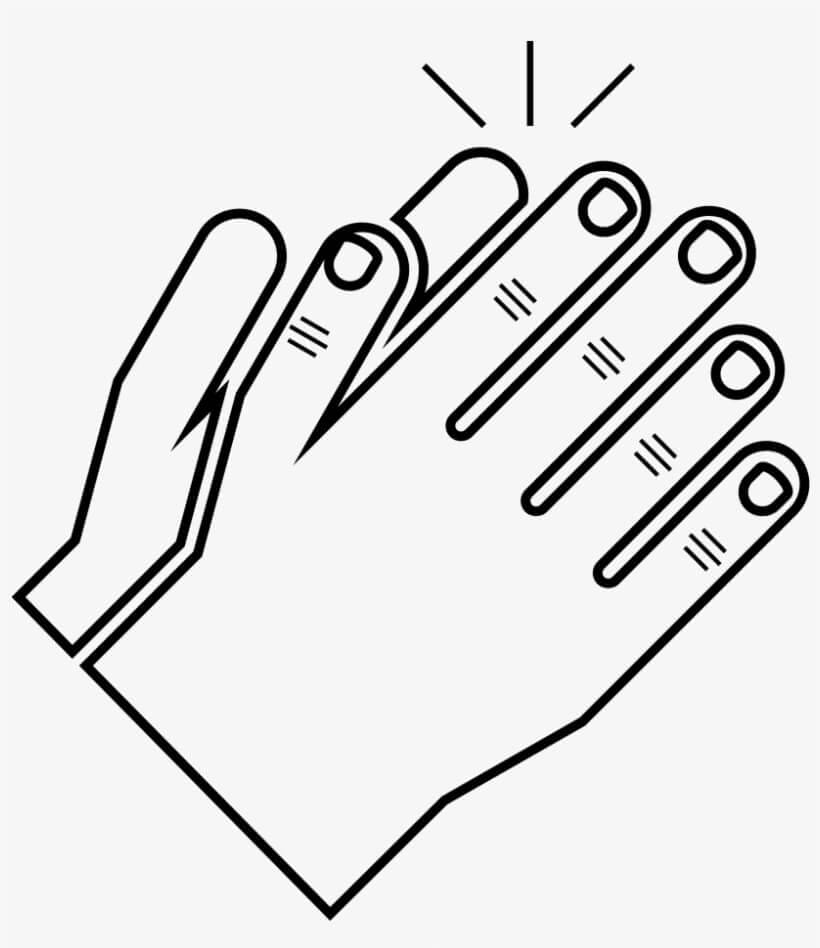Hands Image Coloring Page