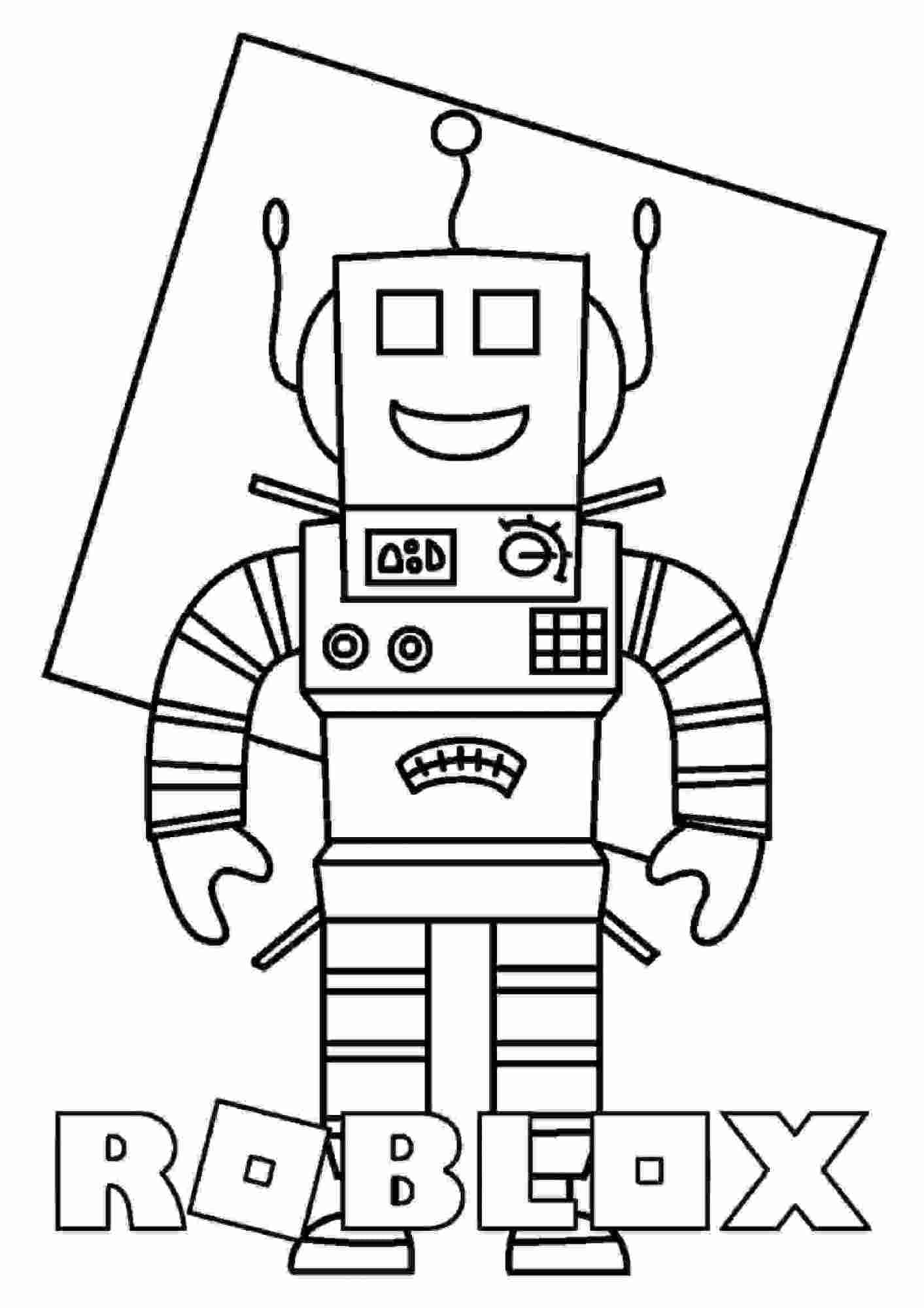 Happy Mr.Robot From Roblox Free Printable