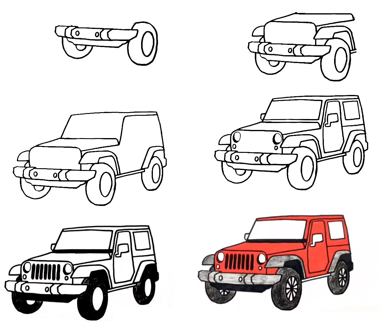 Jeep-Drawing