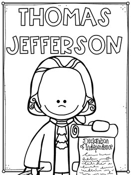 Jefferson Coloring Image For Children