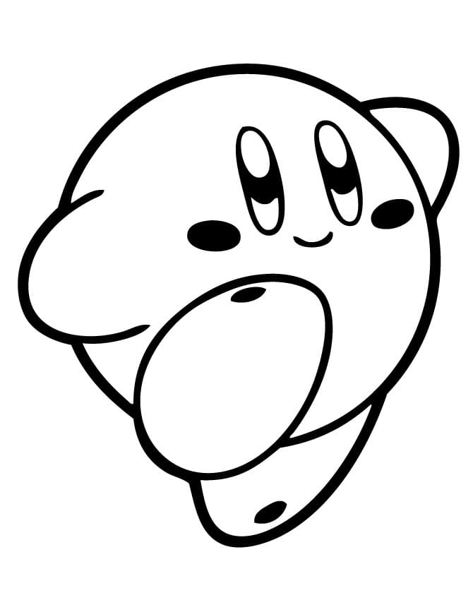 Kirby Coloring Pages Printable Coloring Page